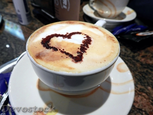 Devostock Coffee Cappuccino Cup Coffee 0