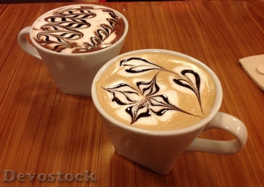 Devostock Coffee Cappuccino Hot Beverage