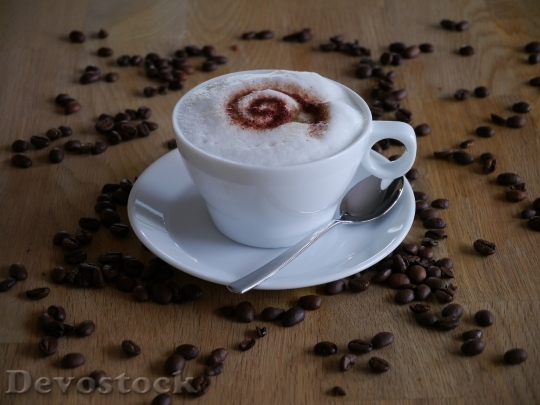 Devostock Coffee Cappuccino Milk Coffee