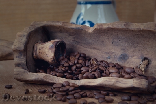 Devostock Coffee Coffee Beans Brown 0