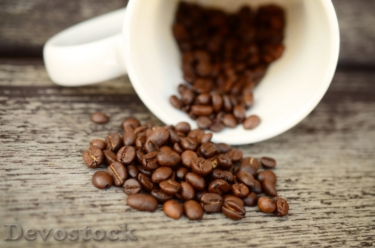 Devostock Coffee Coffee Beans Cup 0