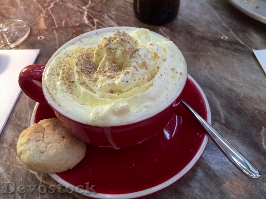 Devostock Coffee Cream Cup Cafe