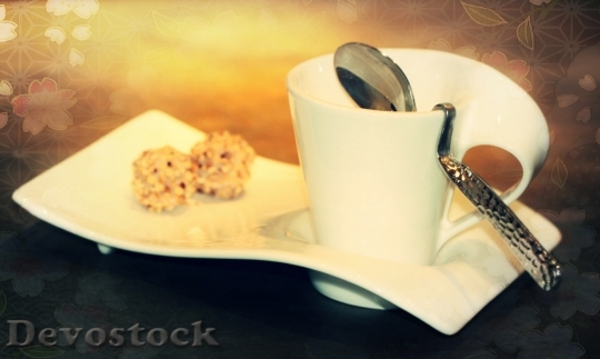 Devostock Coffee Cup Cup Spoon