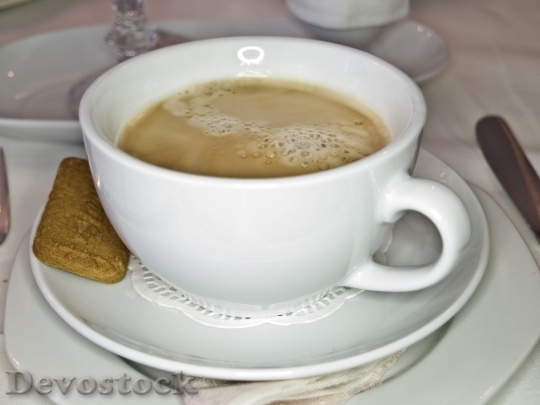 Devostock Coffee Cup White Arabica