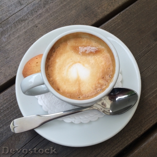 Devostock Coffee Espresso Macchiato Milk