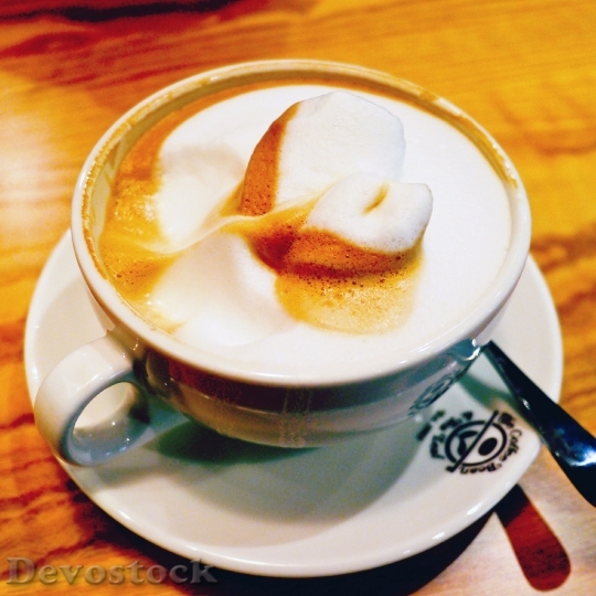 Devostock Coffee Foam Hart Cappuccino