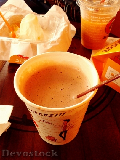 Devostock Coffee Morning Breakfast Lifestyle