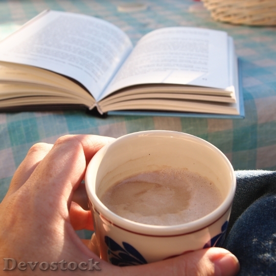 Devostock Coffee Morning Cup Book