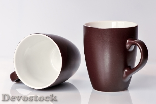 Devostock Coffee Mugs T Brown