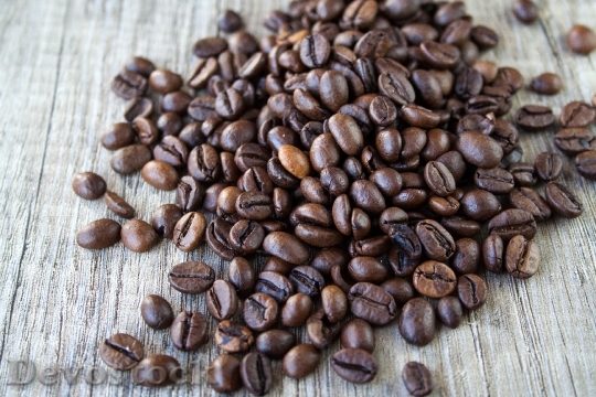 Devostock Coffee Pile Coffee Beans