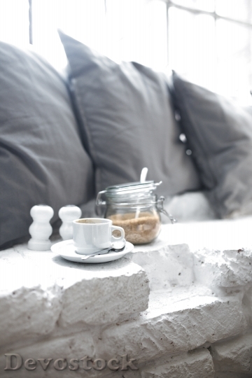 Devostock Coffee Sugar Morning Interior