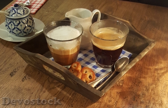 Devostock Coffee Tray Milk Jug
