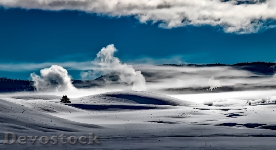 Devostock Cold Snow Landscape 1391
