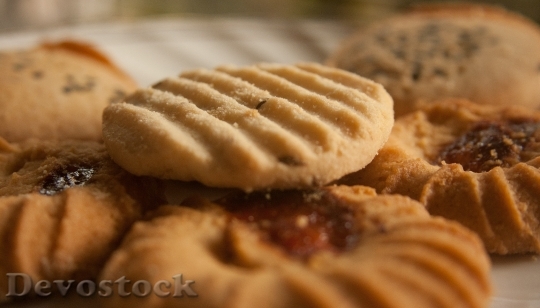 Devostock Cookies Baked Biscuits Sweets 0