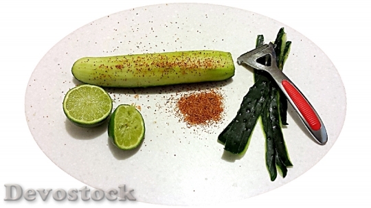 Devostock Cucumber Cuke Organic Vegetable