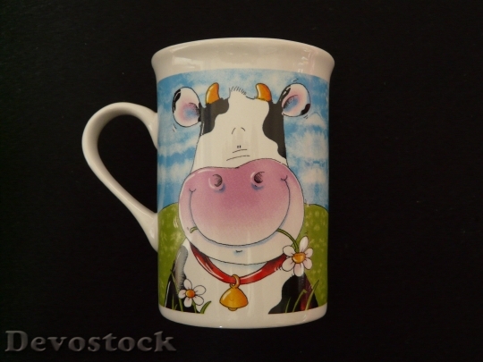 Devostock Cup Coffee Cup Cow