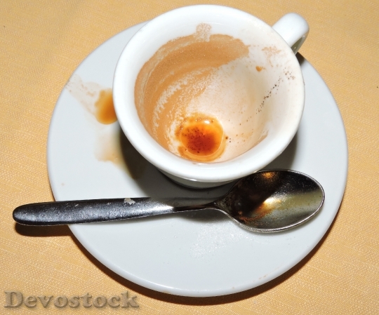 Devostock Cup Dirty Coffee Teaspoon