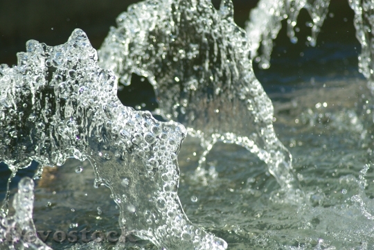 Devostock Drops Water Cascade Bubbles