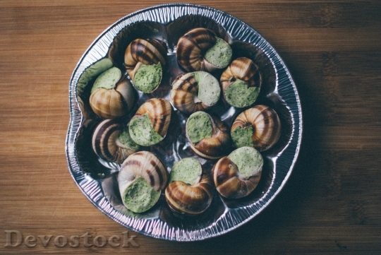Devostock Escargot Snails Food Snack