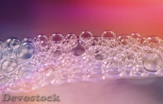 Devostock Foam Bubbles Vesicle Drop