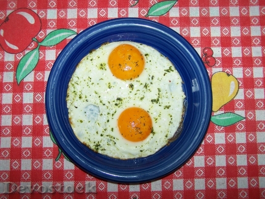Devostock Fried Eggs Egg Snack
