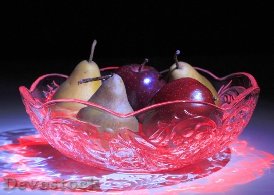Devostock Fruit Bowl Fruits Pears