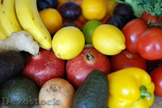 Devostock Fruits Fresh Raw Vegetables
