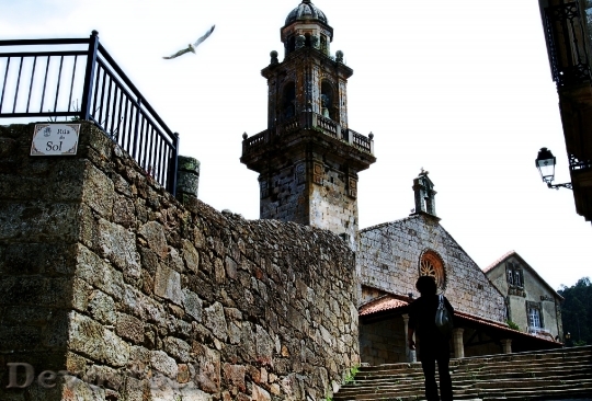 Devostock Galicia Seagulls Church 116547