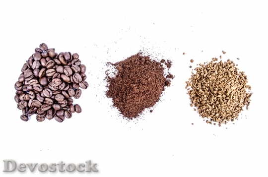 Devostock Ground Ground Coffee Isolated