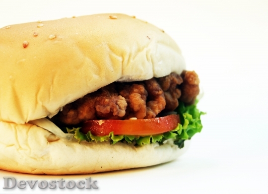 Devostock Hamburger Burger Bun Grilled 10