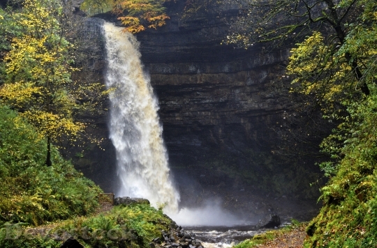 Devostock Hardraw Force Waterfall Cliff