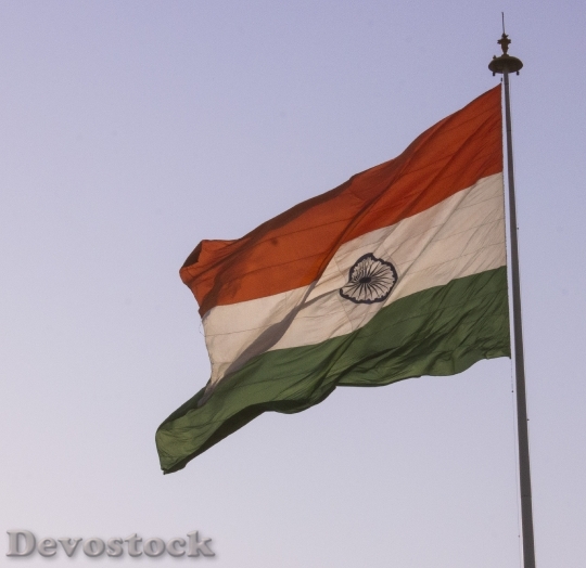 Devostock Indian Flag Flag India