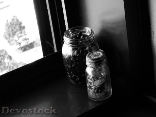 Devostock Jars Glass Coffee Beans