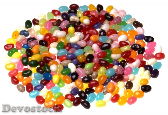 Devostock Jelly Beans Candy Sweet