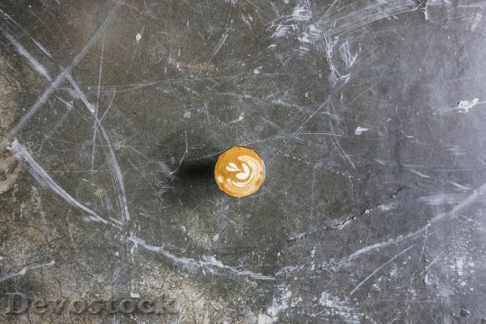 Devostock Latte With Cream Design