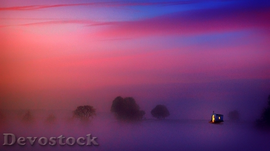 Devostock Light Dawn Landscape 11396
