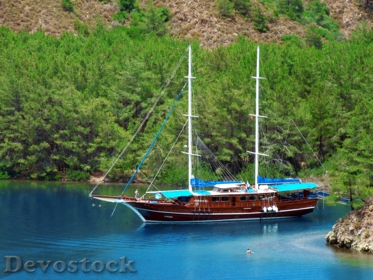 Devostock Marmaris Marine Blue Yacht