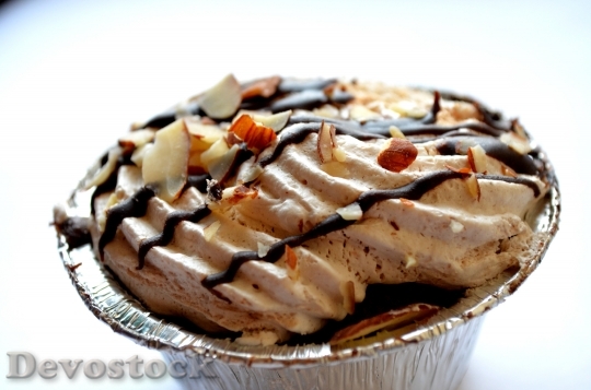 Devostock Muffin Cream Sweet Cupcake