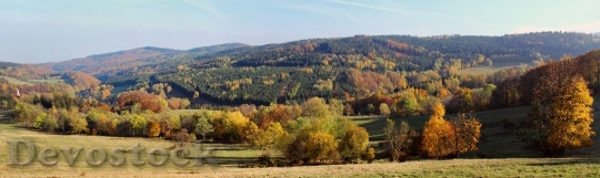 Devostock Panorama Autumn Mountains Nature