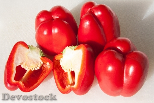 Devostock Paprika Red Vegetables Red 5