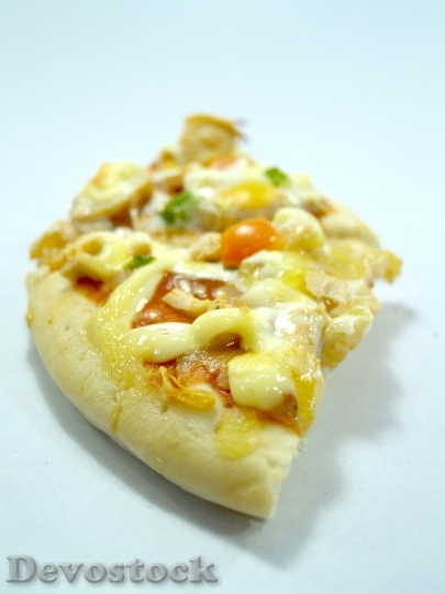 Devostock Pizza Pepperoni Slice Sliced 5