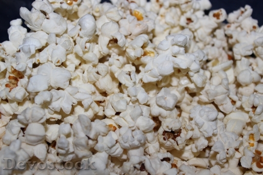 Devostock Popcorn Eat Food Delicious