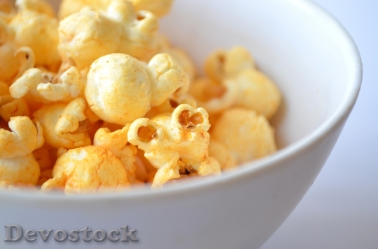 Devostock Popcorn Food Corn Maize