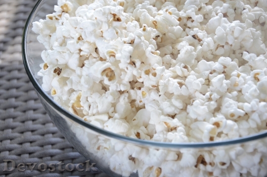 Devostock Popcorn Snack Bowl Food