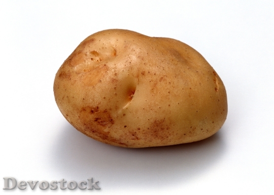 Devostock Potato On White Background 0