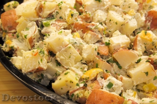 Devostock Potato Salad Food Meal