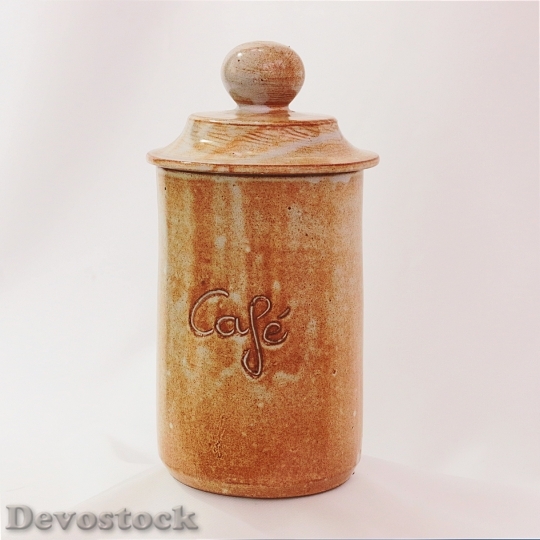 Devostock Pottery Container Art Ceramic