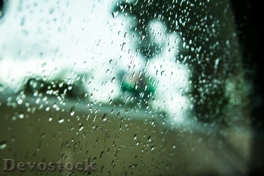 Devostock Rain Water Window Glass