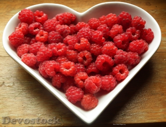 Devostock Raspberries Berry Fruits Food