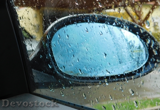 Devostock Rear Mirror Rain Car